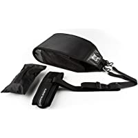 CAPITAL SPORTS Grindor Power Sled Trineo arrastre (40 kg máx- correas 4 sacos ajustables- cinturón abdominal- superficie…